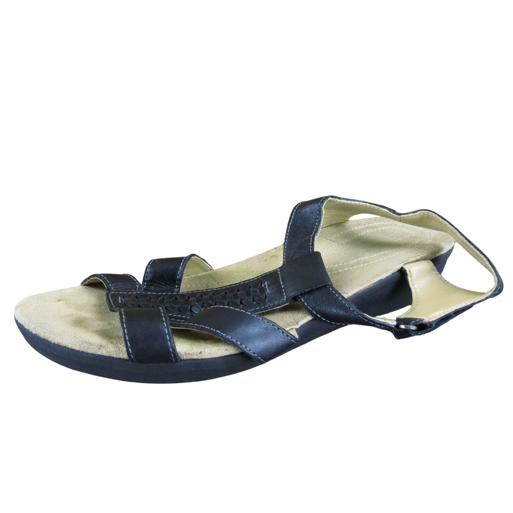 Naturalizer Women's Watson Gladiator Black Leather Sz 9 Medium‎  Used 2025